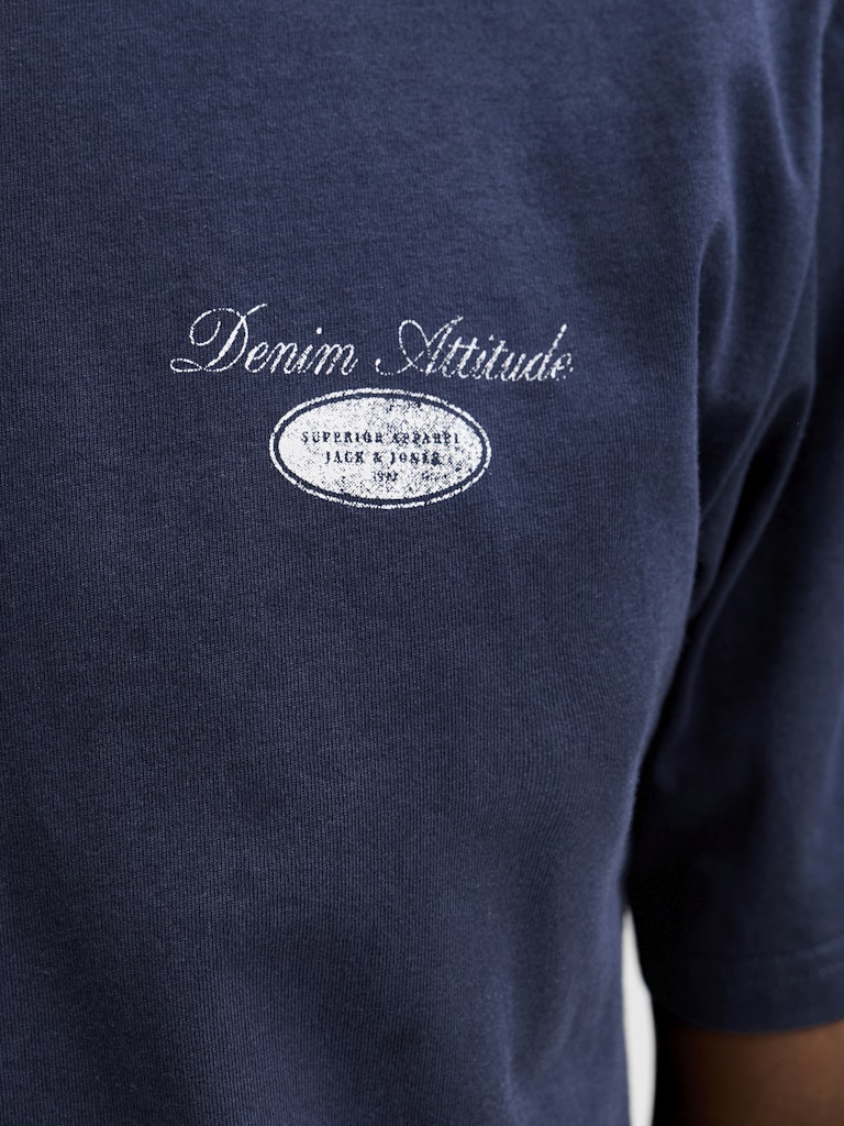 JJEDOVER GRAPHIC TEE SS CREW NECK SN