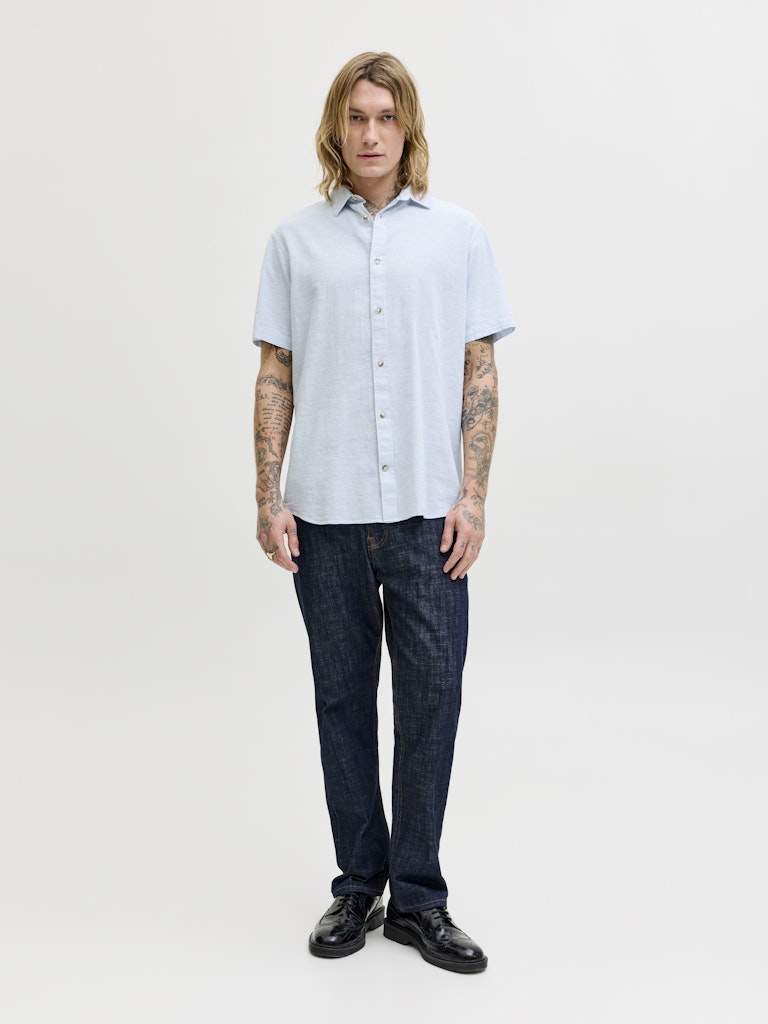 Jjesummer Linen Blend Shirt S/S
