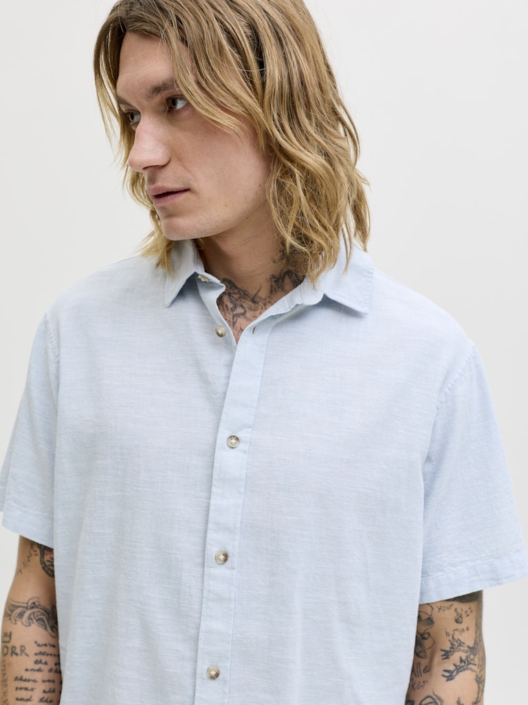 Jjesummer Linen Blend Shirt S/S