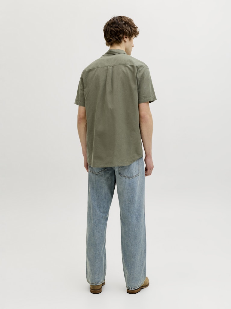 Jjesummer Linen Blend Shirt S/S