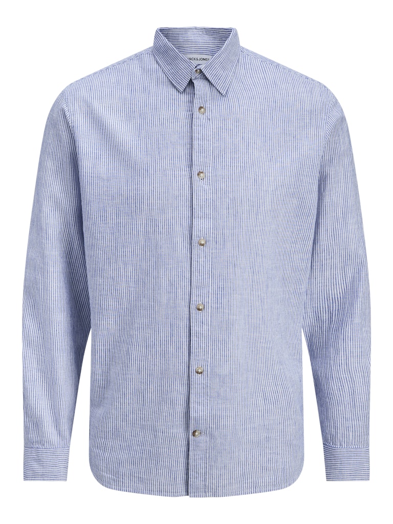 LANGÆRMEDE SKJORTER - Jjesummer Linen Blend Shirt L/S - - Hr Ravn