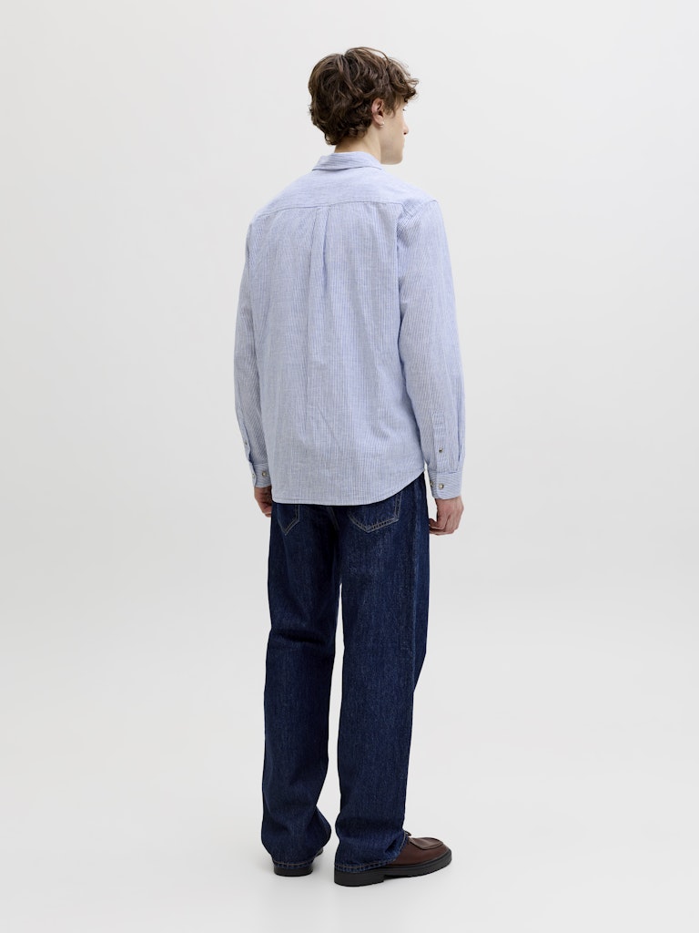 LANGÆRMEDE SKJORTER - Jjesummer Linen Blend Shirt L/S - - Hr Ravn
