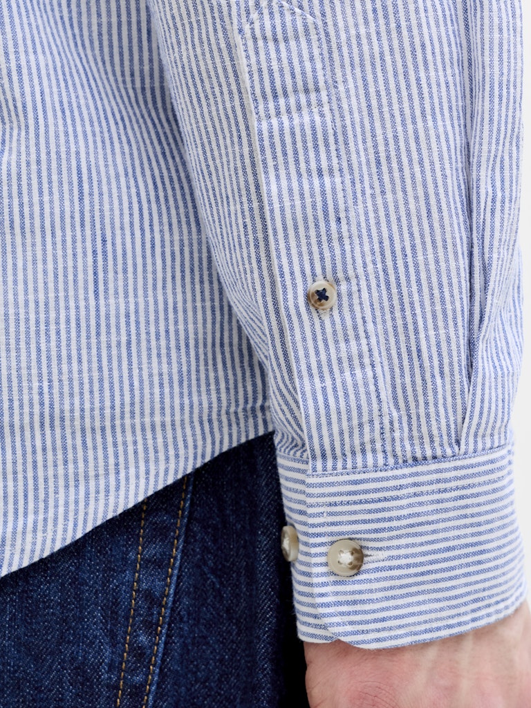 LANGÆRMEDE SKJORTER - Jjesummer Linen Blend Shirt L/S - - Hr Ravn