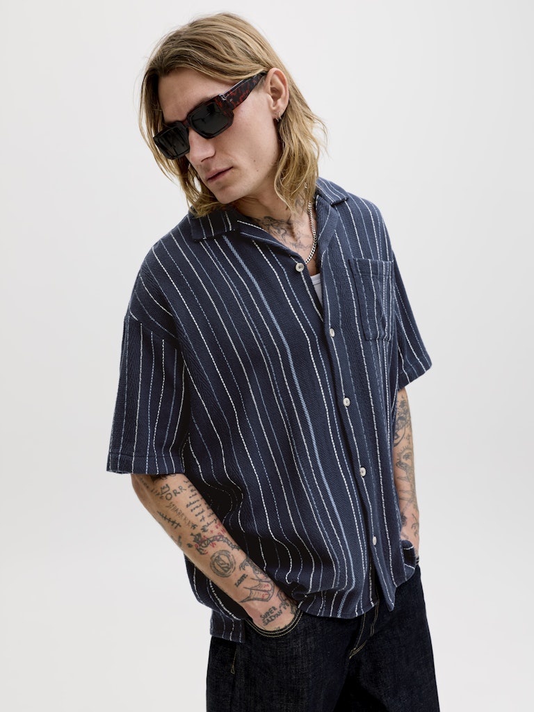 Jjebradley Striped Resort Stripes Shirt SS