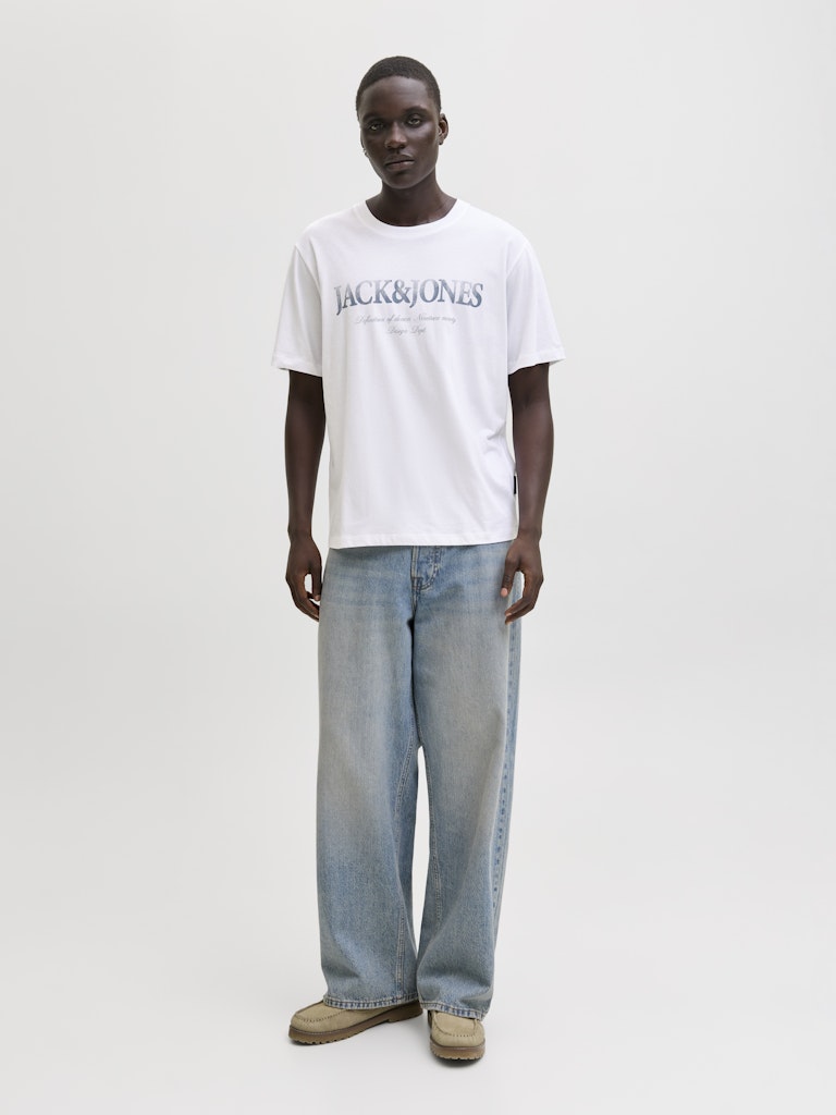 JJDEVIN DAYTONA PRINT TEE SS CREW LN