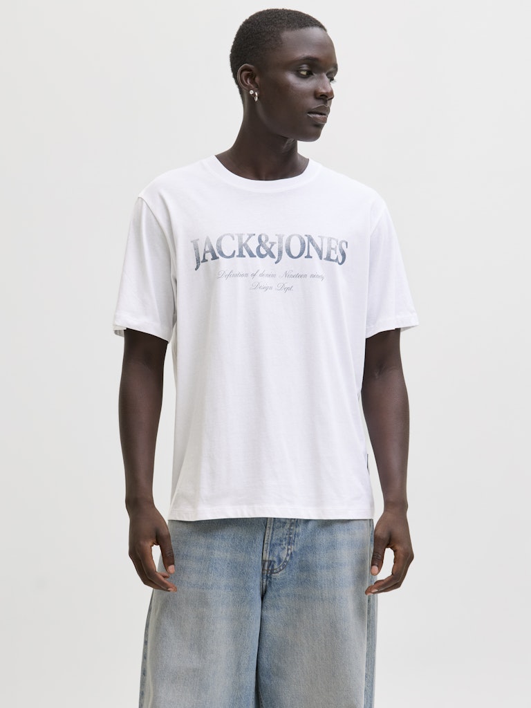 JJDEVIN DAYTONA PRINT TEE SS CREW LN