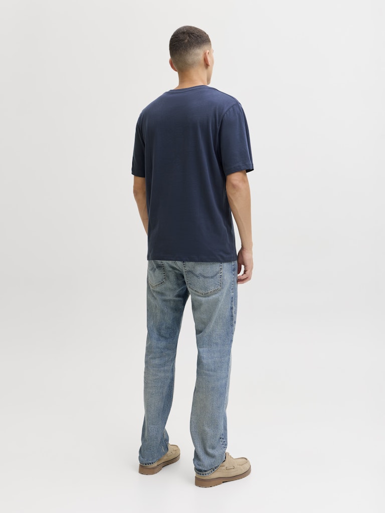 JJDEVIN DAYTONA PRINT TEE SS CREW LN