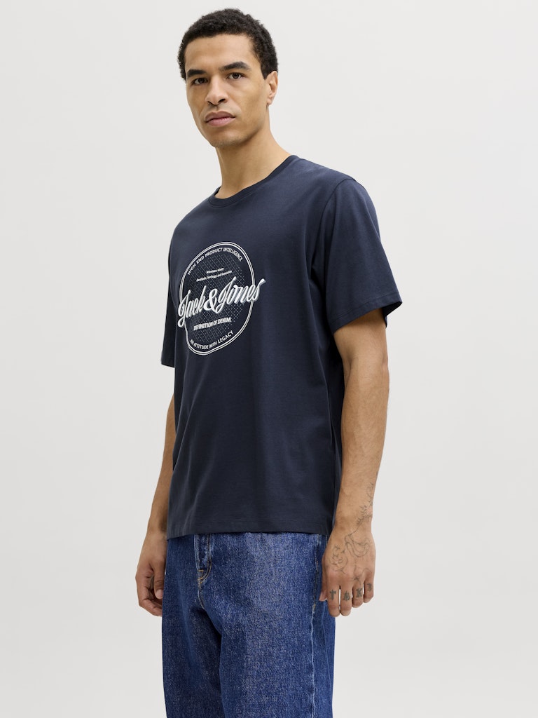 T-SHIRTS - JJEDOVER DENIM TEE SS O-NECK SN - - Hr Ravn