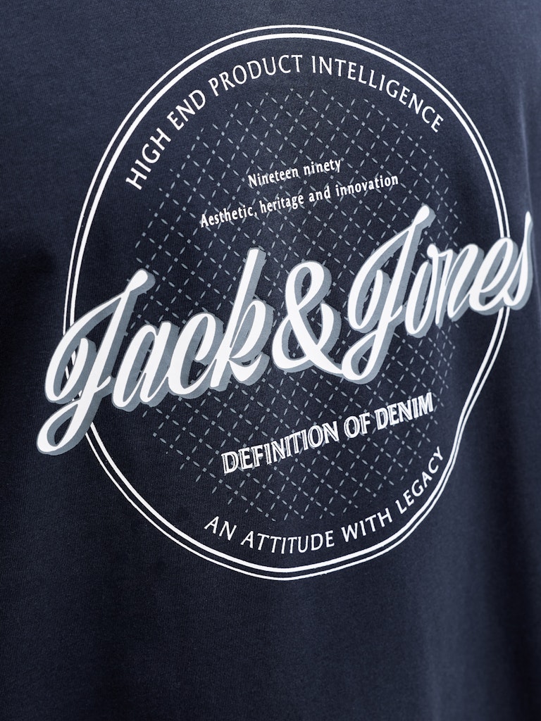 T-SHIRTS - JJEDOVER DENIM TEE SS O-NECK SN - - Hr Ravn