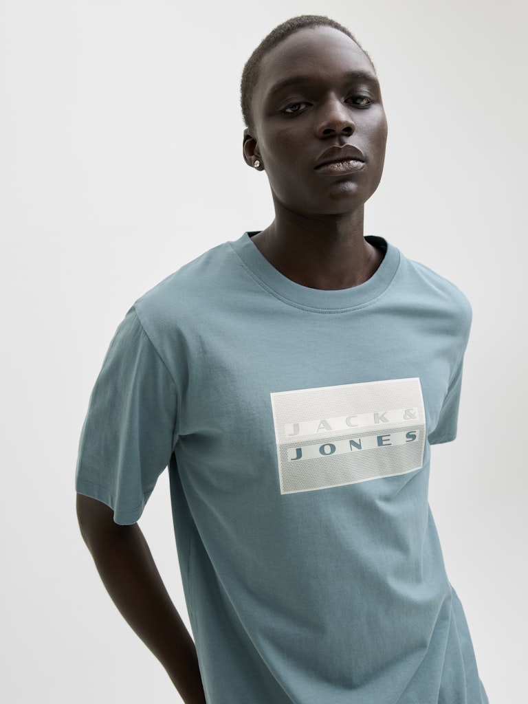 JCOFUSION DOTS PRINT TEE SS CREW SN