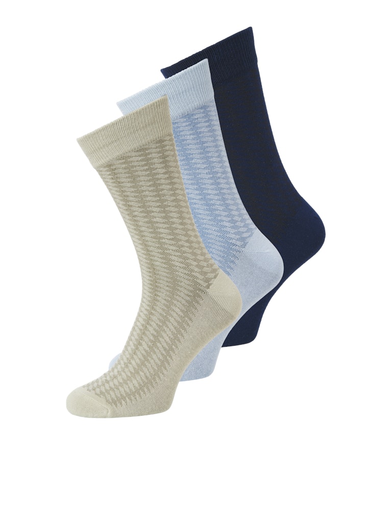 JACDIAMOND STRUCTURE SOCKS 3 PACK SN