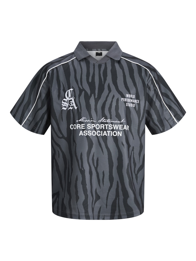 JCODUST PIPING FOOTBALL OPEN COLLAR SS