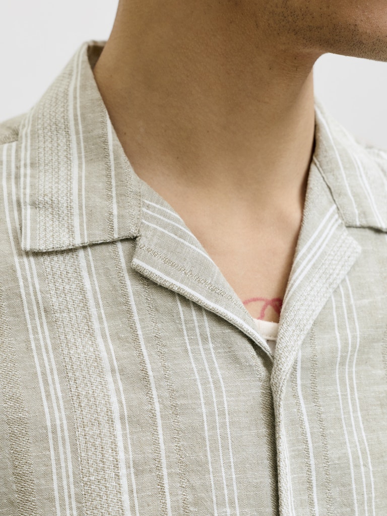 Jprblusummer Lin. Blend Dobby SS Shirt