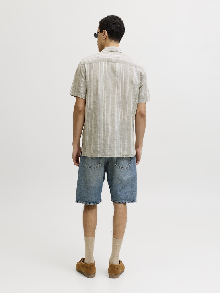 Jprblusummer Lin. Blend Dobby SS Shirt