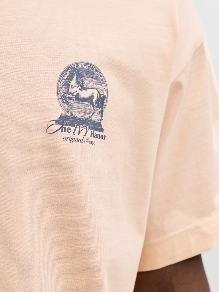 T-SHIRTS - JORMAINE BACK TEE SS CREW NECK SN - - Hr Ravn