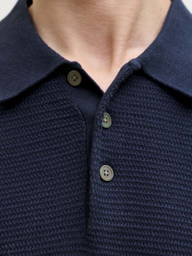POLO SHIRTS - JPRBLURILEY KNIT POLO SS SN - - Hr Ravn