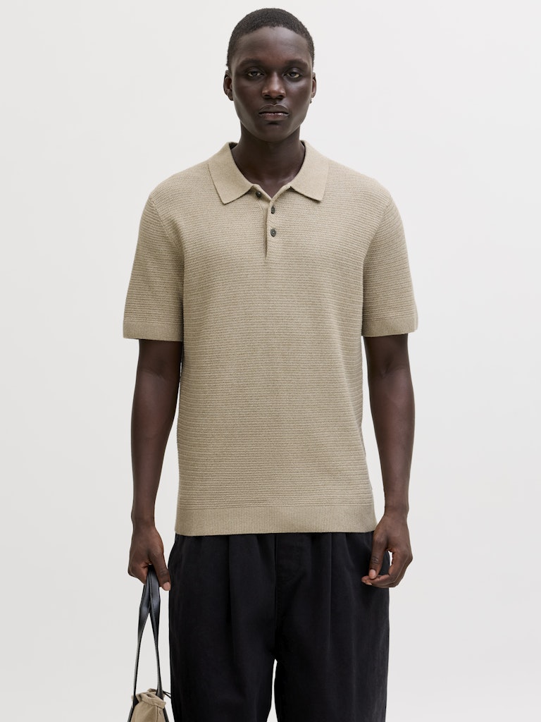 POLO SHIRTS - JPRBLURILEY KNIT POLO SS SN - - Hr Ravn
