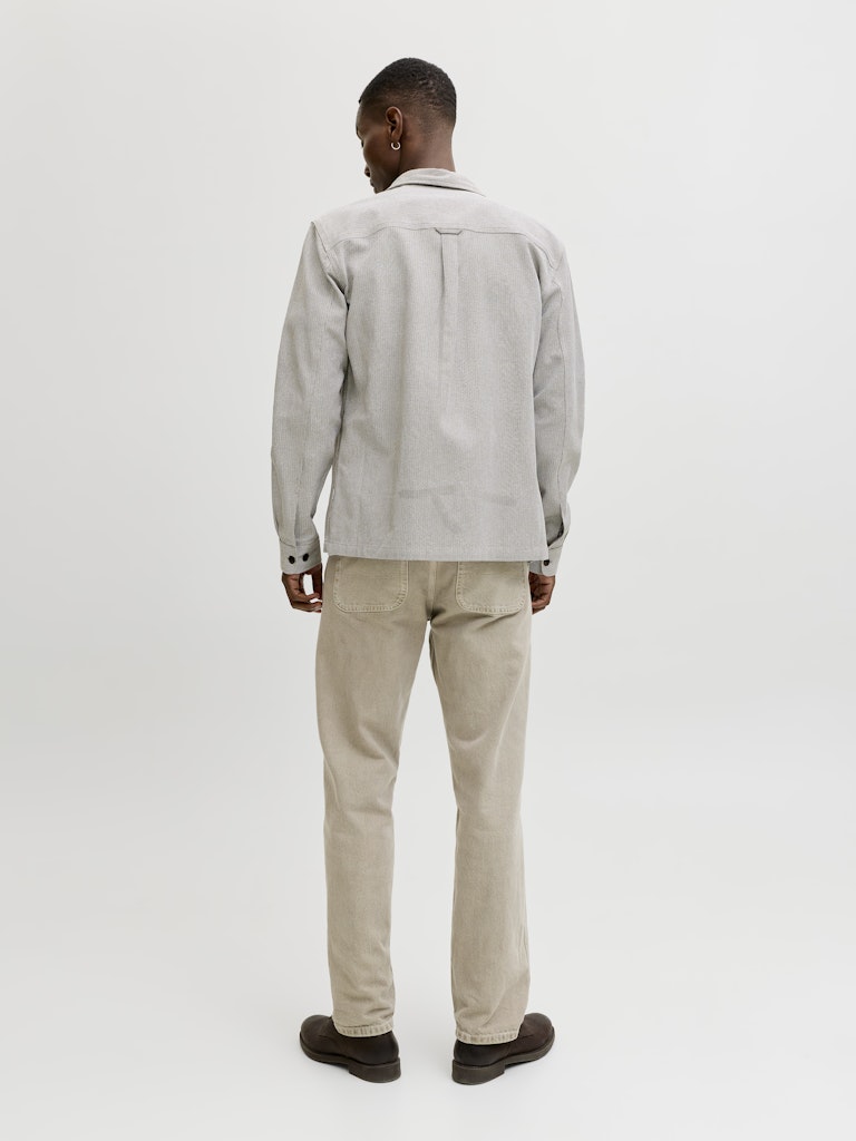 JPRBLURAYLE LINEN BL. SOLID LS SHIRT SN