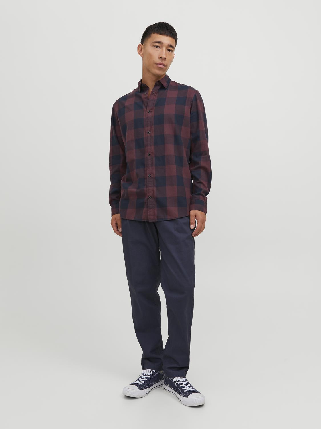 Shirts - Jjegingham Twill Shirt L/S Noos - - Hr Ravn