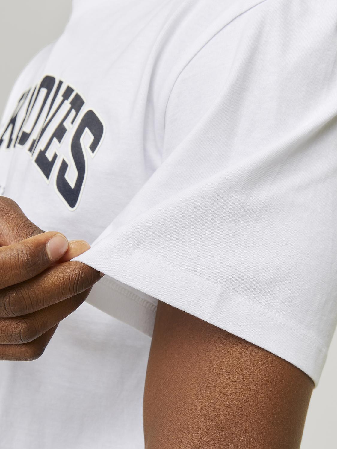 T-shirts - Jjecaleb Varsity Tee Ss O-Neck Noos - - Hr Ravn