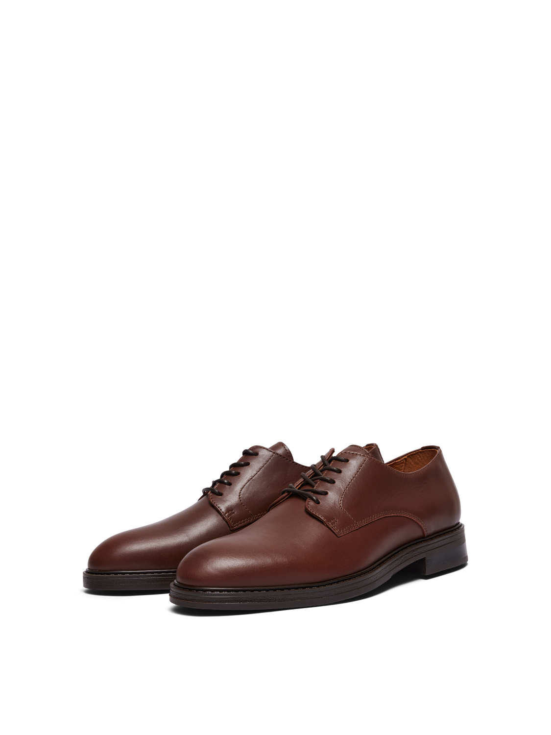 Shoe - Slhblake Leather Derby Shoe Noos - - Hr Ravn