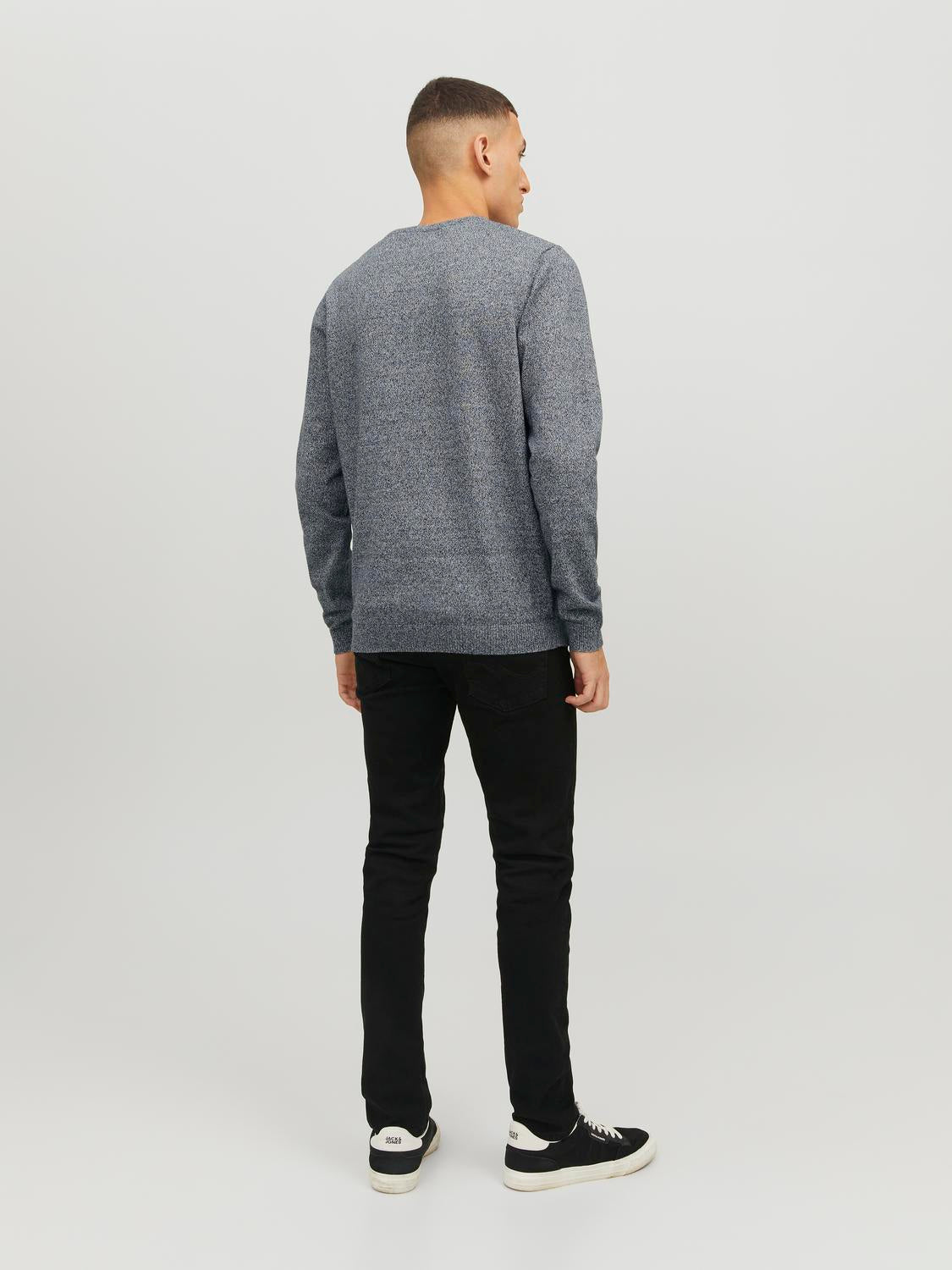 Pullovers - Jjebasic Knit Crew Neck Noos - - Hr Ravn
