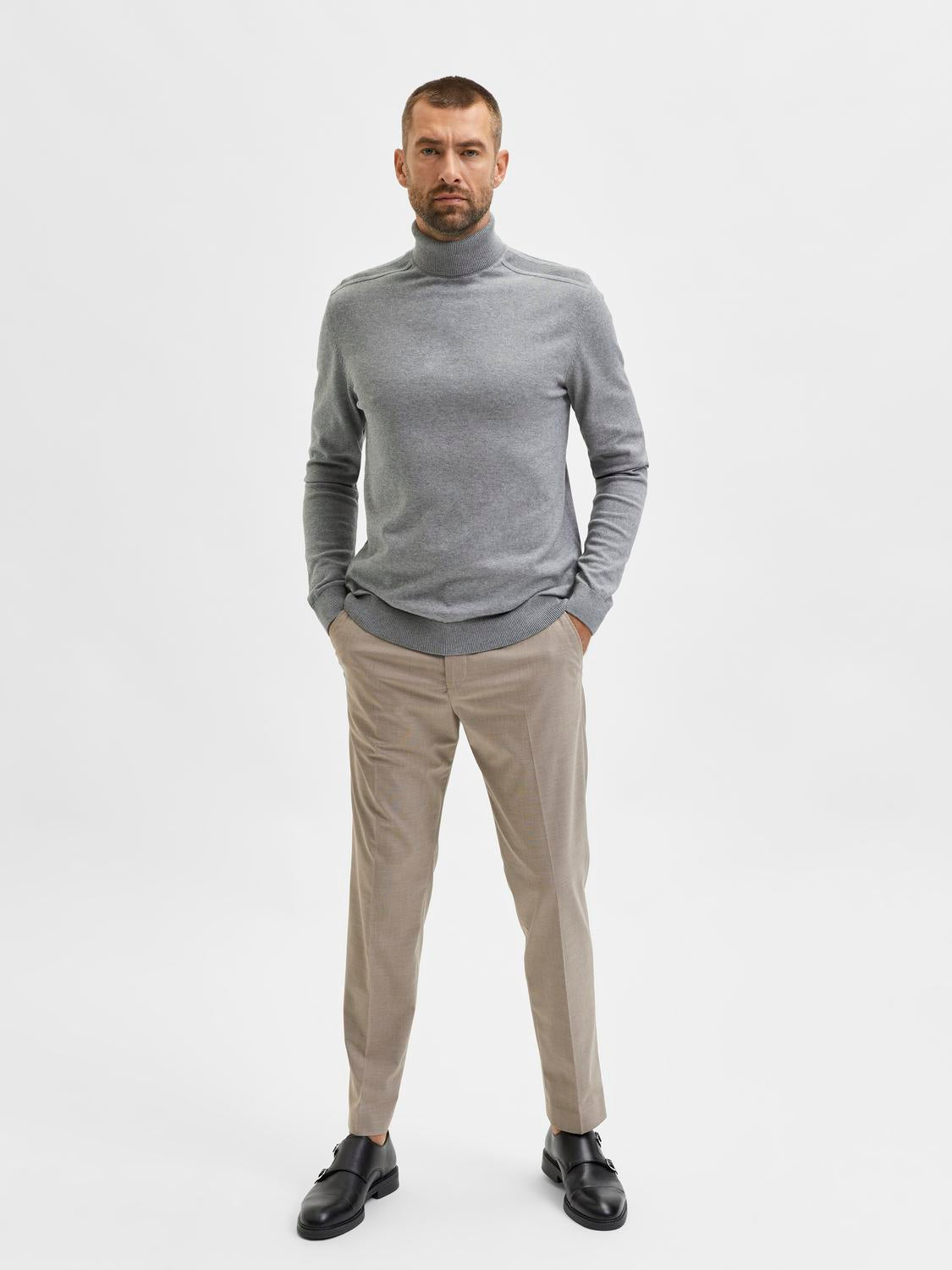 STRIK - Slhberg Roll Neck Noos - - Hr Ravn