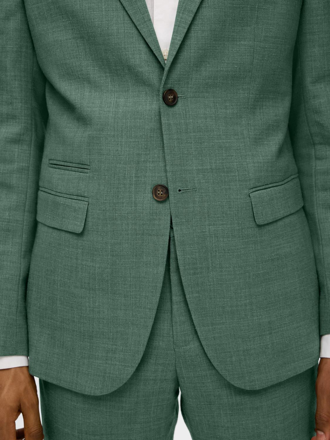 BLAZER - Slhslim-Oasis Linen Blz Noos - - Hr Ravn