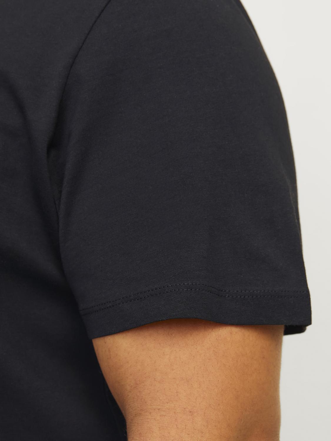 T-shirts - Jjecaleb Varsity Tee Ss O-Neck Noos Pls - - Hr Ravn