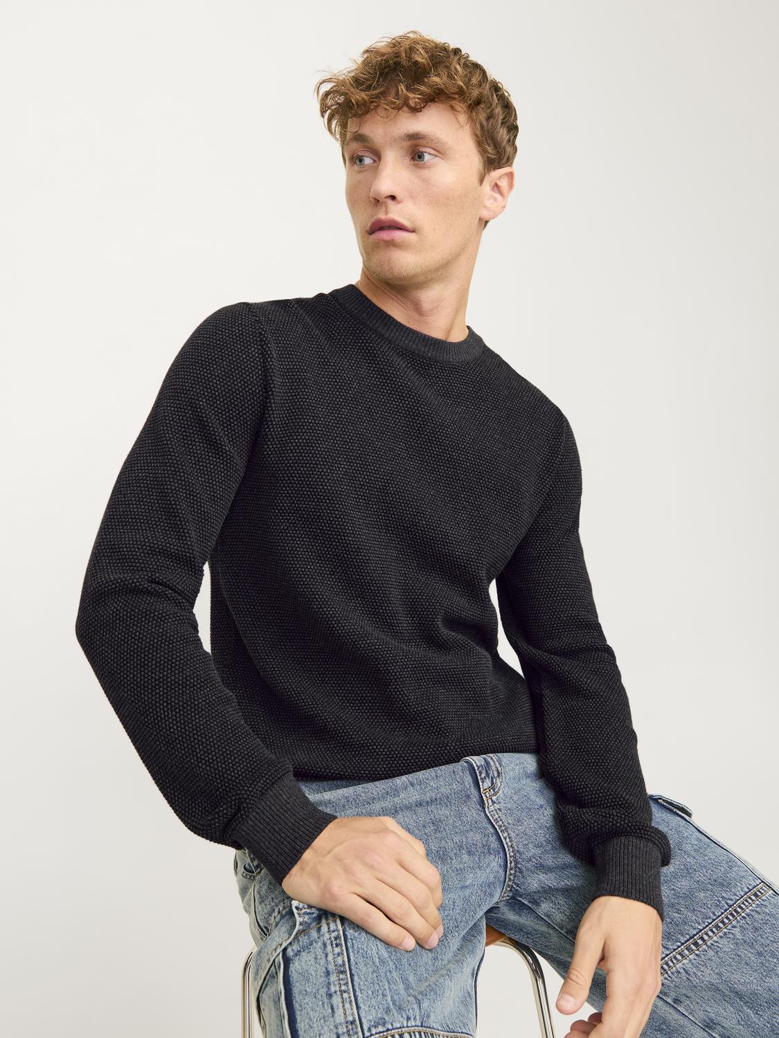 STRIK - Jjeglobe Knit Crew Neck Noos - - Hr Ravn