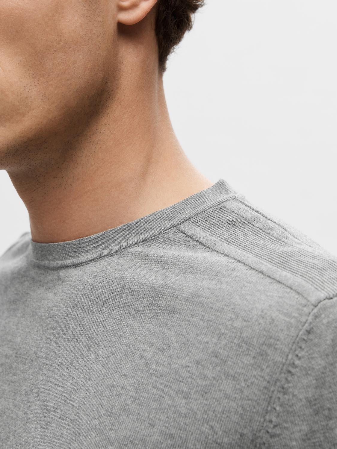 STRIK - Slhberg Crew Neck Noos - - Hr Ravn