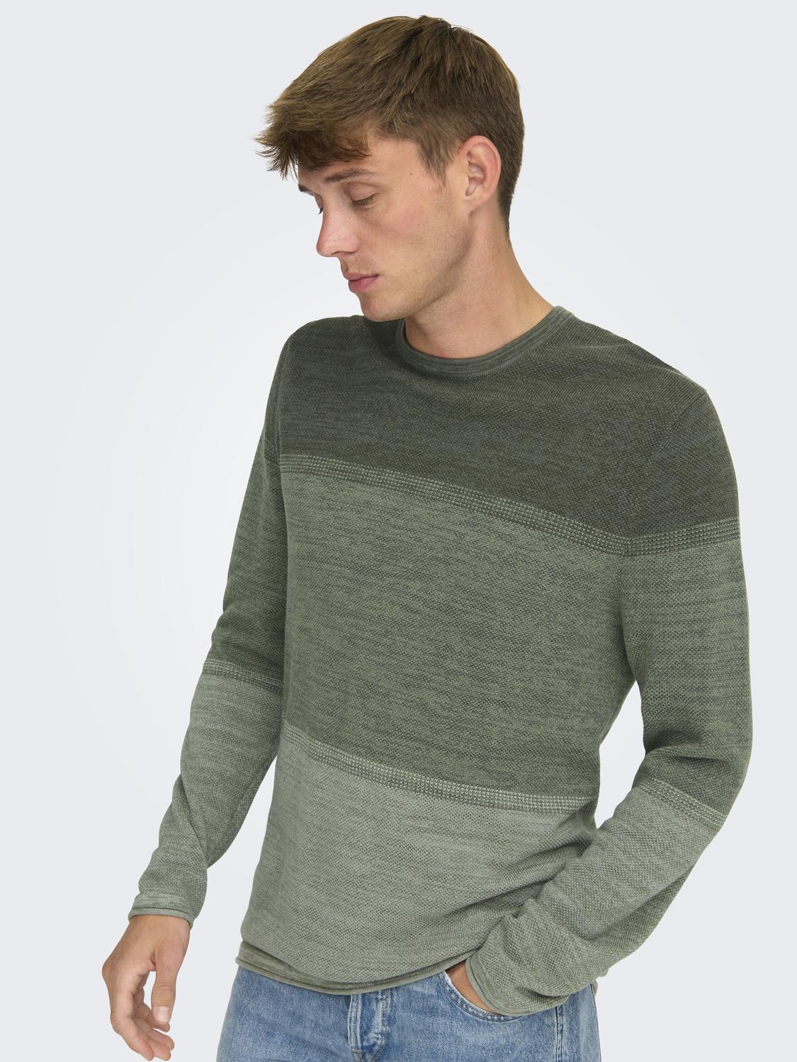 Onsfelix Reg 12 Crew Knit Noos