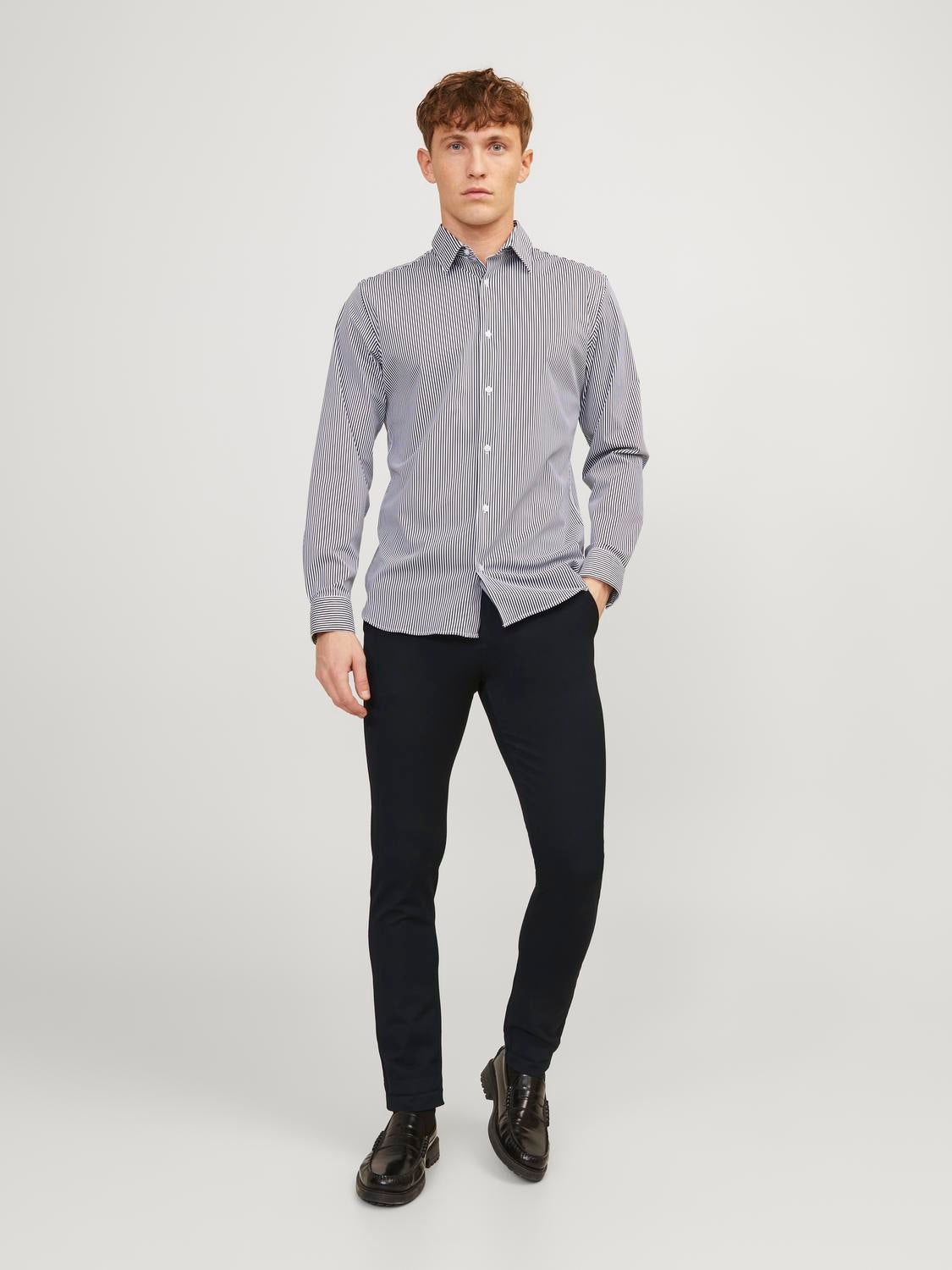 Chinos - Jpstmarco Connor Black Noos - - Hr Ravn