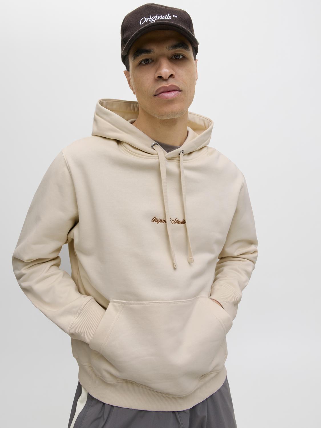 SWEATSHIRTS - Jornorrebro Emb Sweat Hood Noos - - Hr Ravn