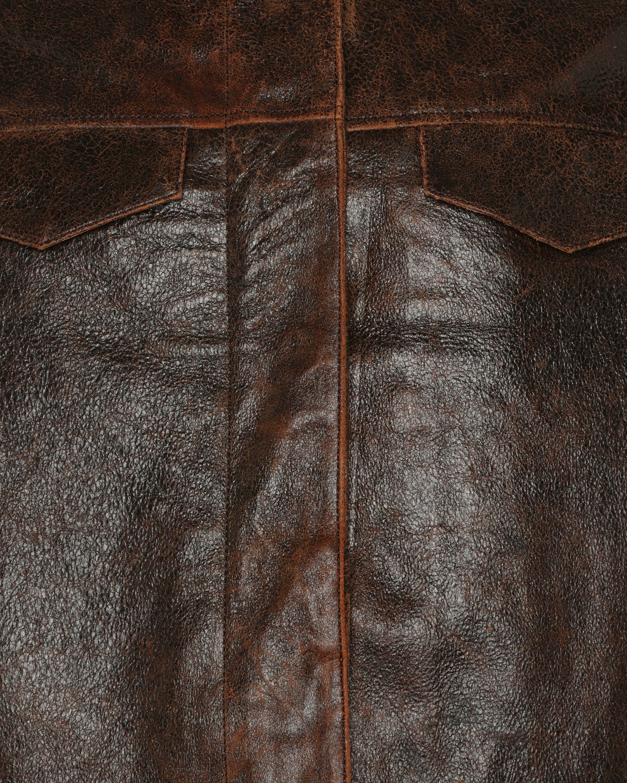 minimum male Lance Jacket 4447 Leather Jacket 1914 Seal Brown