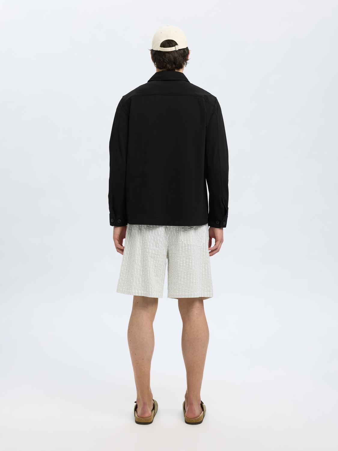 Shirts - Slhreg Lorent Bi-Stretch Overshirt Noos - - Hr Ravn