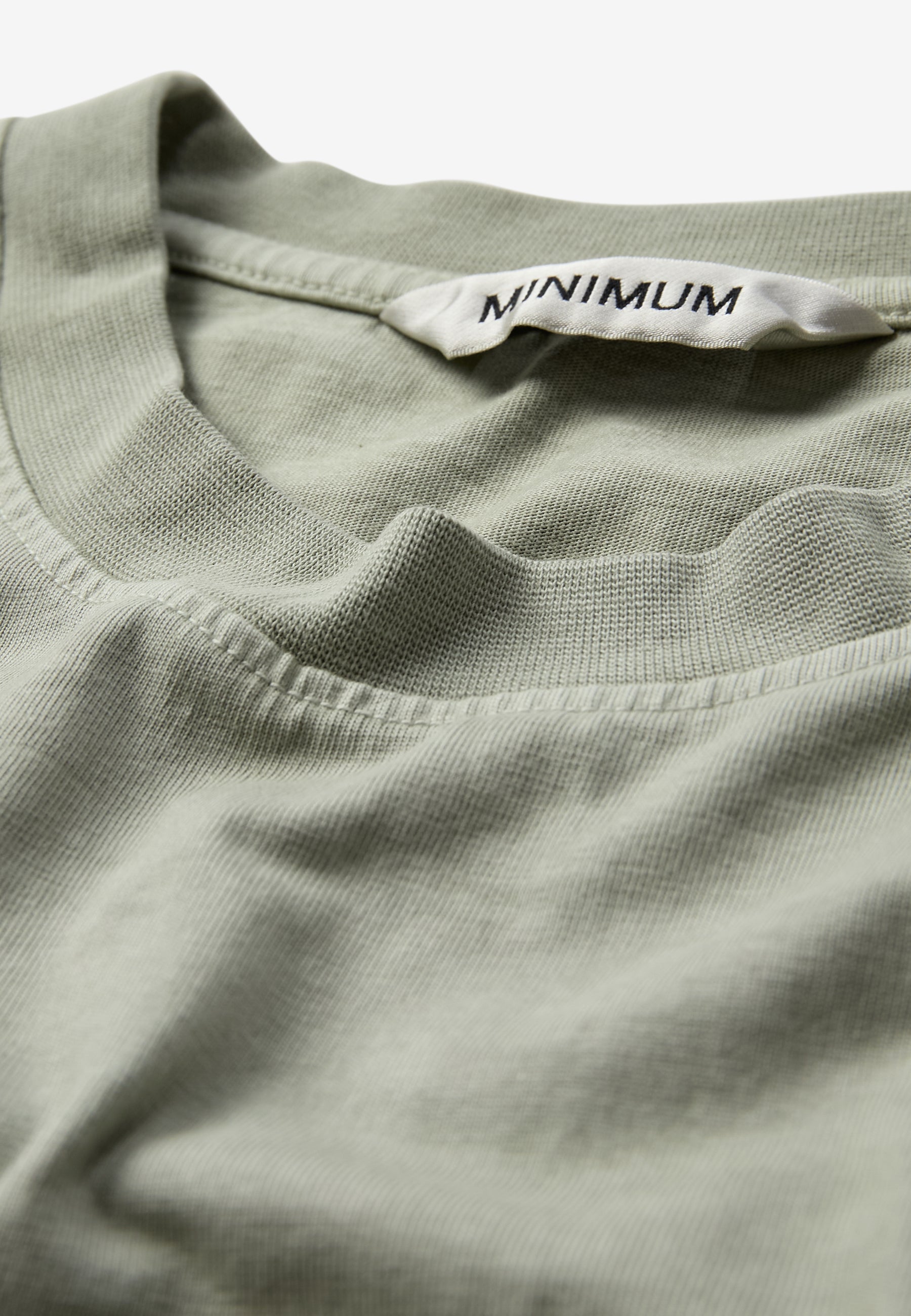 minimum male Lono kortærmet t-shirt 3412 Short Sleeved T-shirt 1608 Sea grass