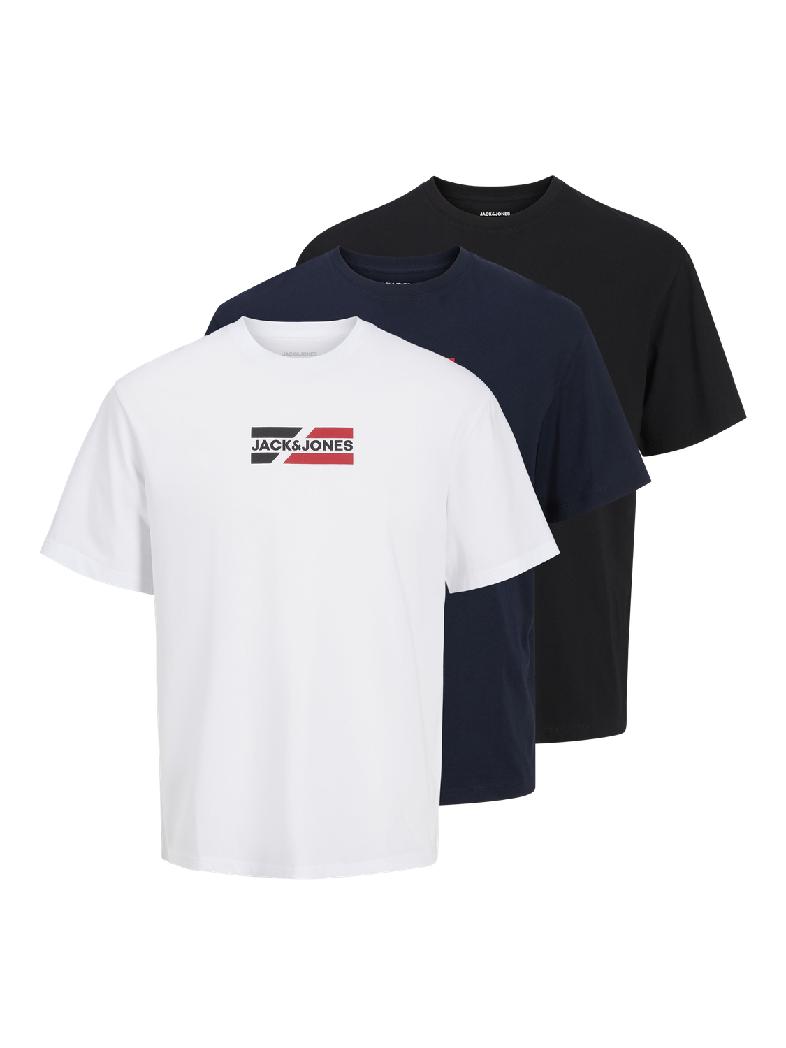 T-shirts - Jjecorp Graphic Tee Ss O-3Pk Mp Noos - - Hr Ravn