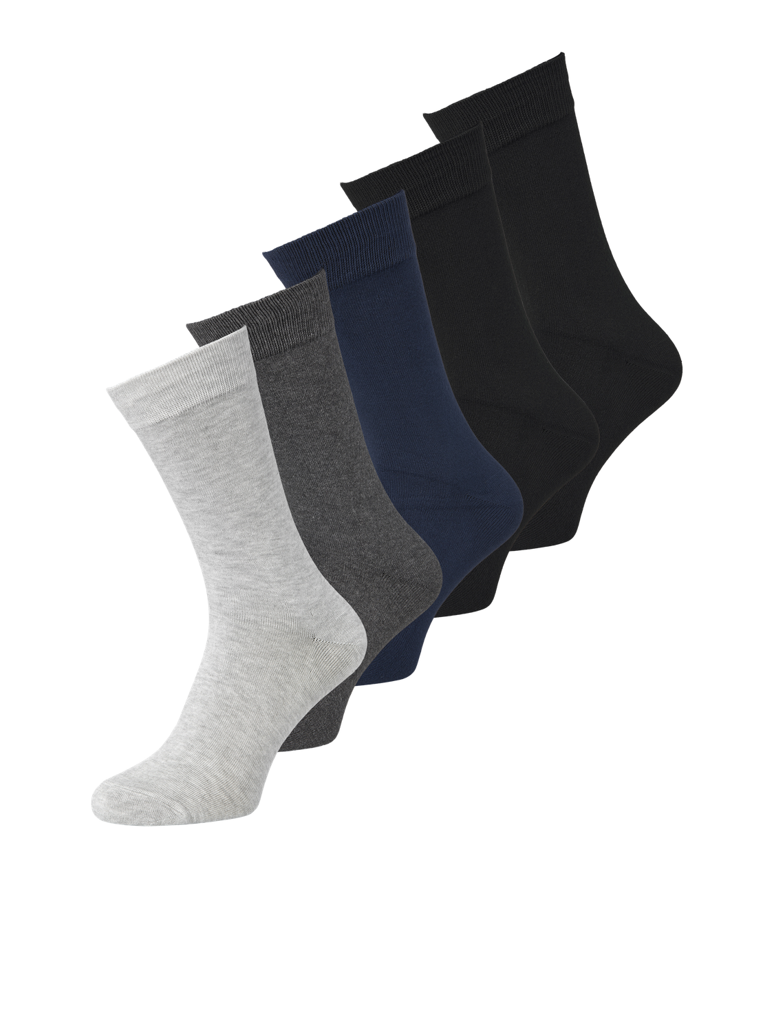 Socks - Jacbasic Bamboo Sock 5 Pack Noos - - Hr Ravn