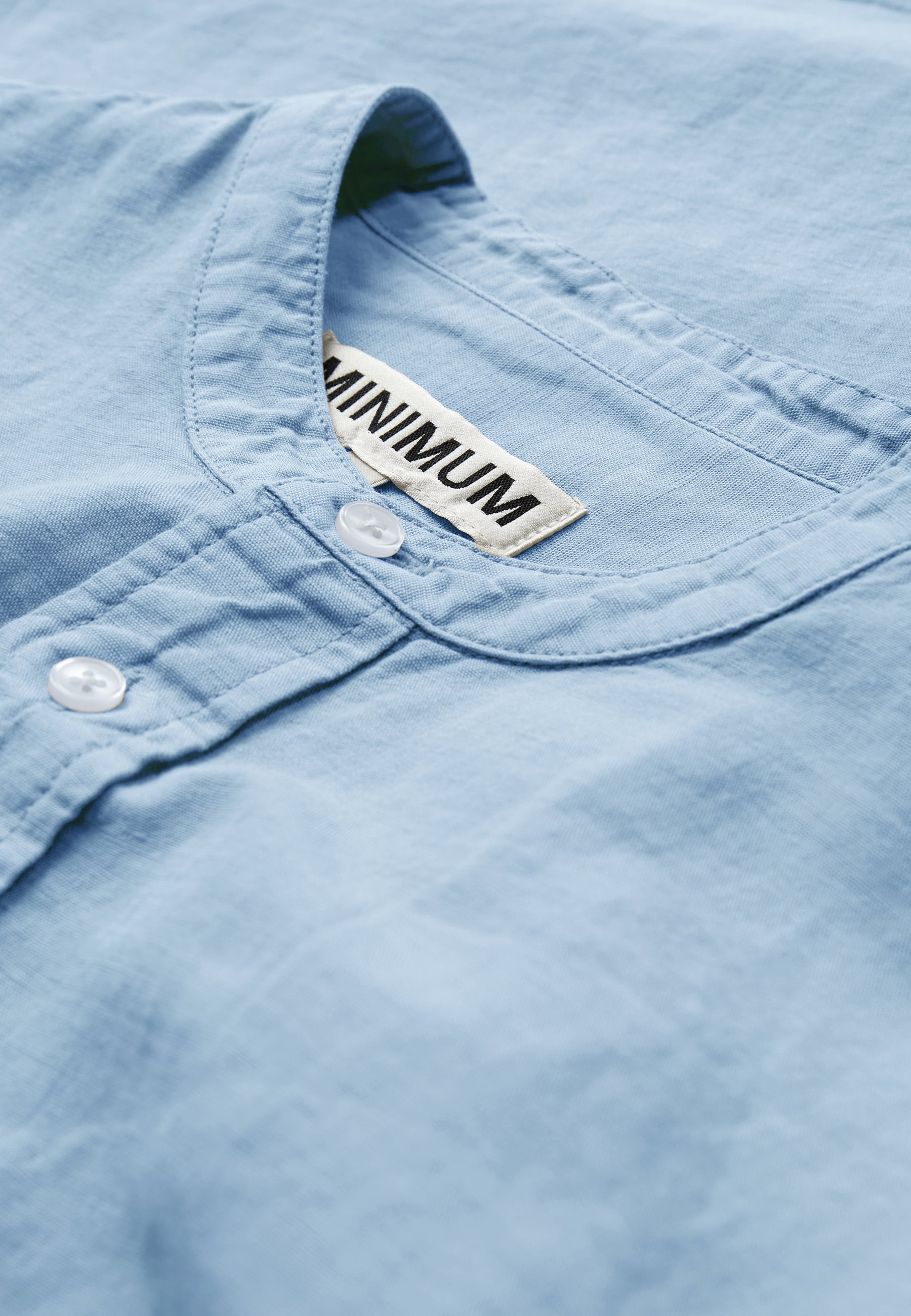 minimum male Mando reg ls shirt 4576 Long Sleeved Shirt 4115 Cashmere Blue