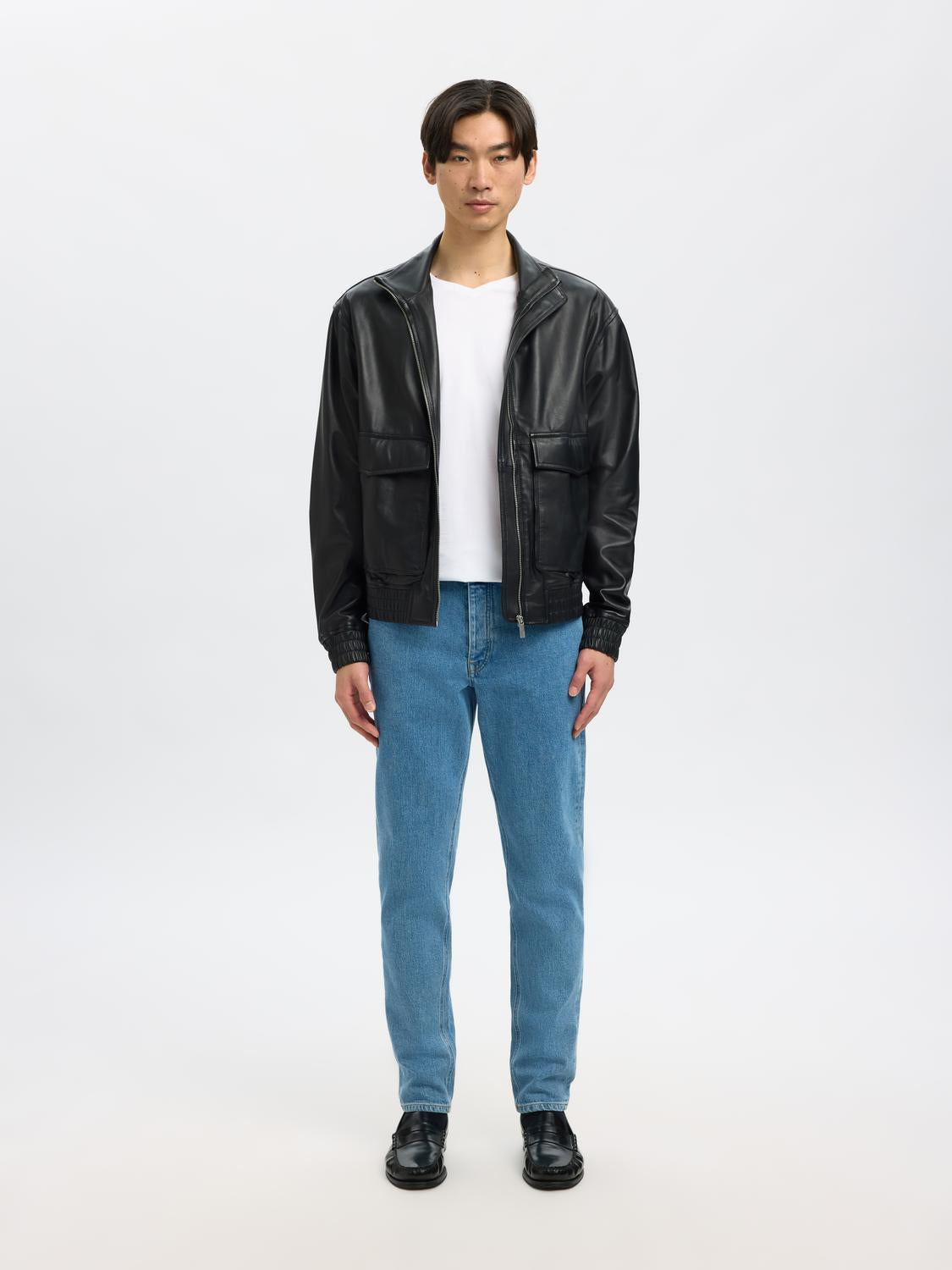 T-SHIRTS - Slhnewpima Ss V-Neck Tee Noos - - Hr Ravn