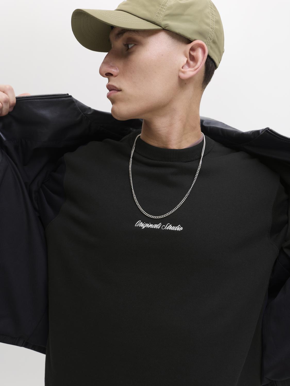 Sweatshirts - Jornorrebro Emb Sweat Crew Noos - - Hr Ravn