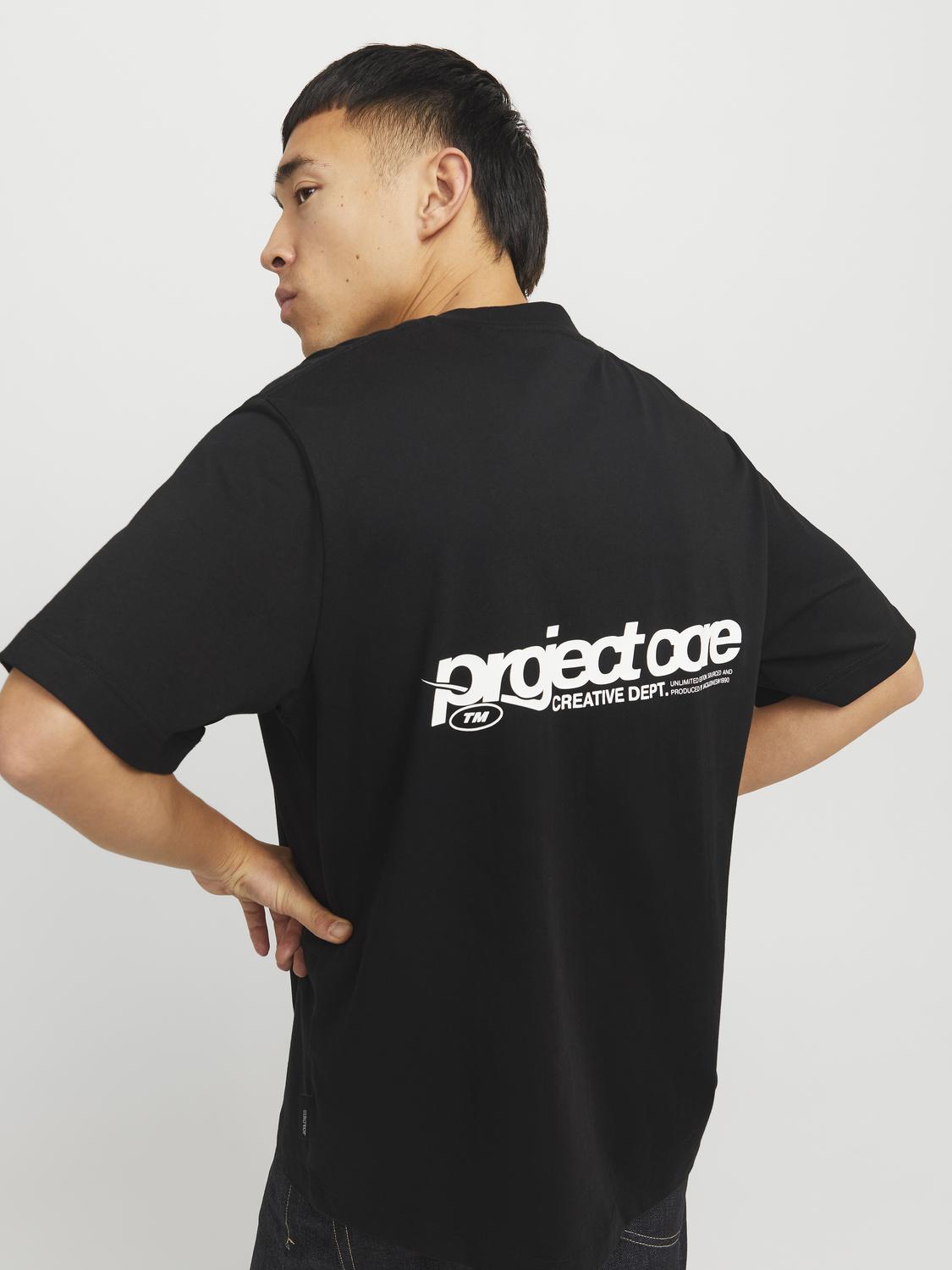 T-shirts - Jcounion Back Print Tee Ss Crew Noos - - Hr Ravn