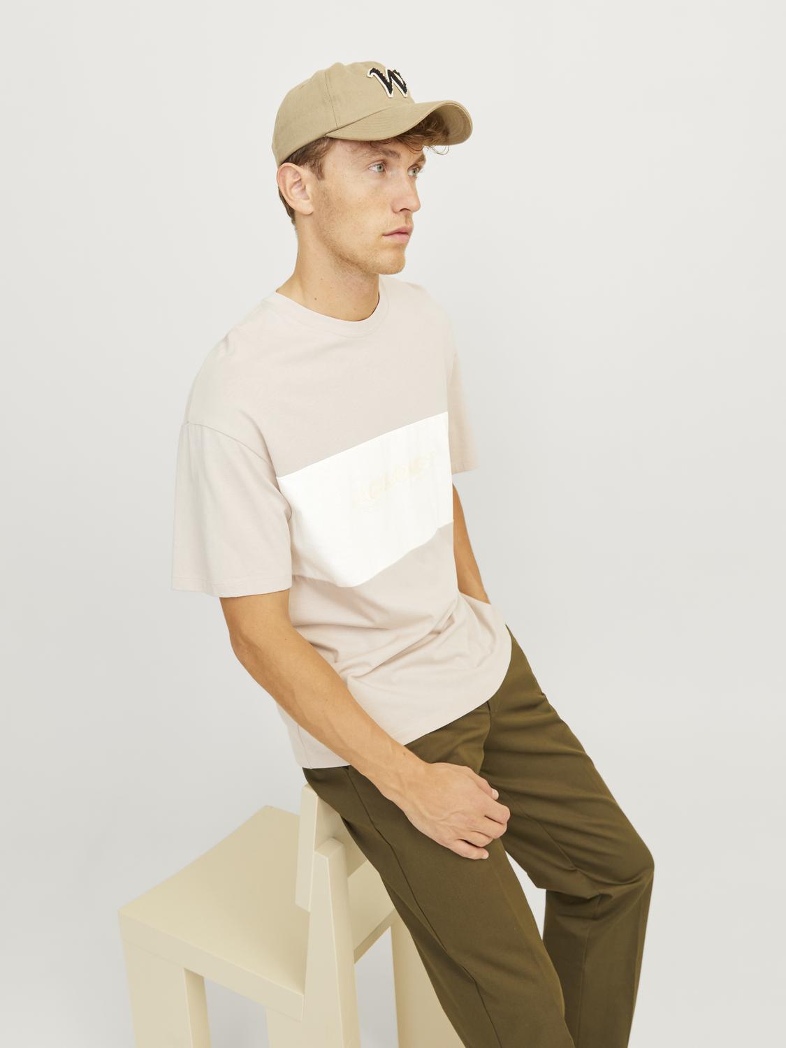 T-shirts - Jjelegacy Blocking Tee Ss O-Neck Noos - - Hr Ravn