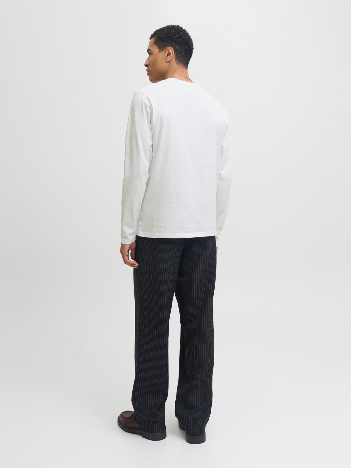 T-shirts - Jjeorganic Basic Tee Ls O-Neck Noos - - Hr Ravn