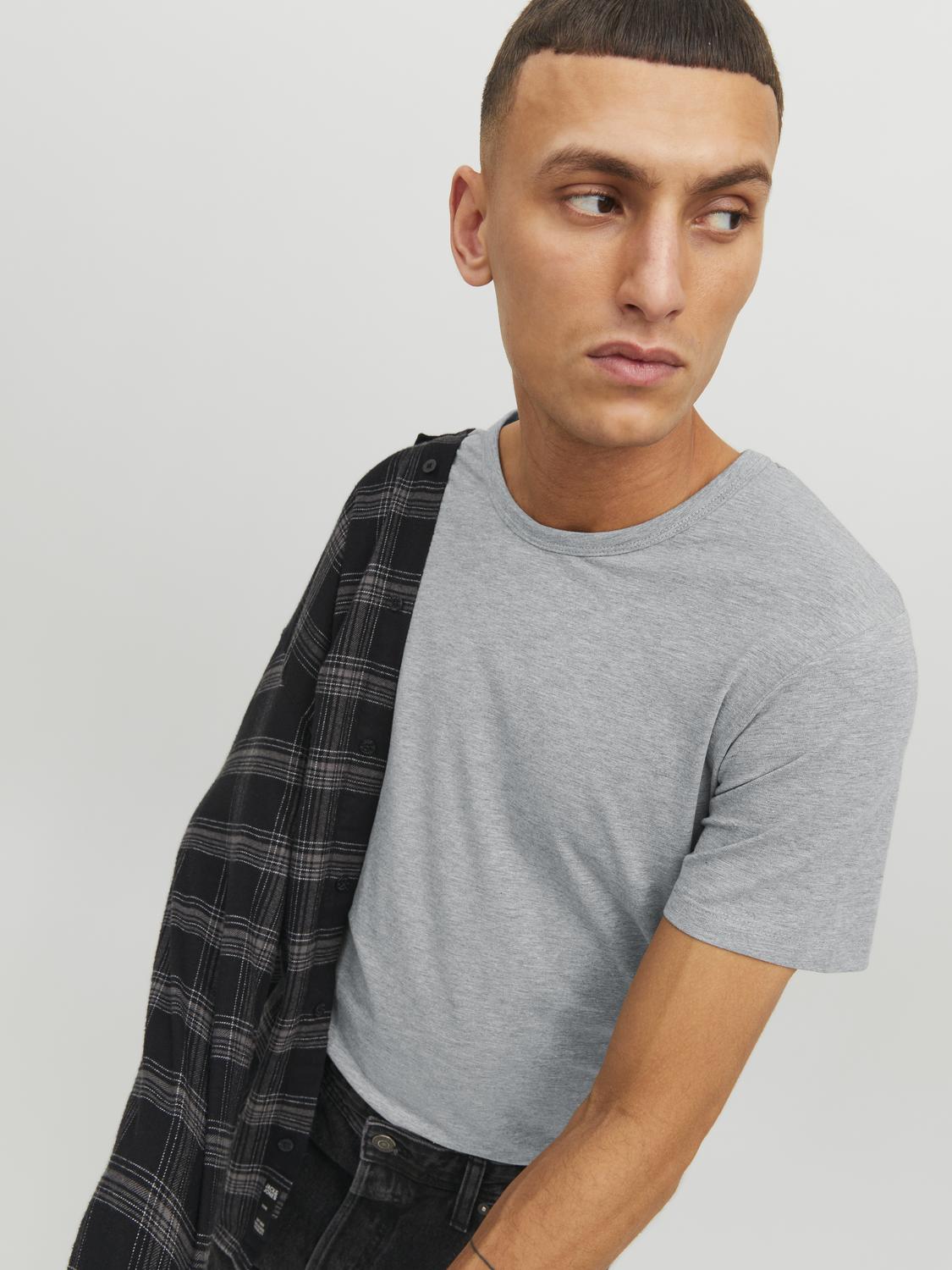 T-shirts - Jjebasic O-Neck Tee S/S Noos - - Hr Ravn