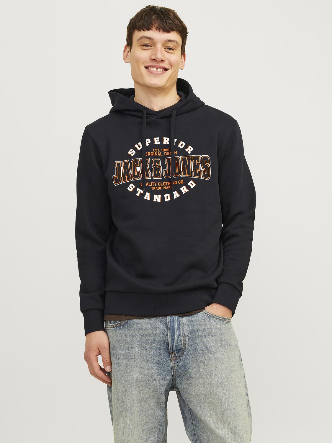 Sweatshirts - Jjelogo Sweat Hood 2 Col 24/25 Noos - - Hr Ravn