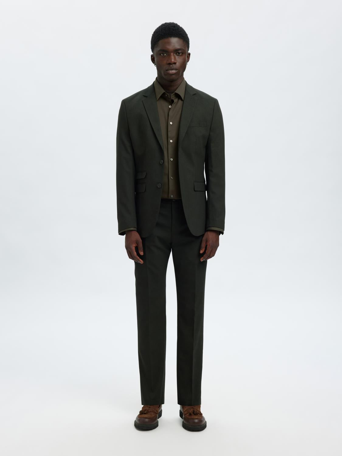 Shirts - Slhslim-Performance Shirt Ls Noos - - Hr Ravn