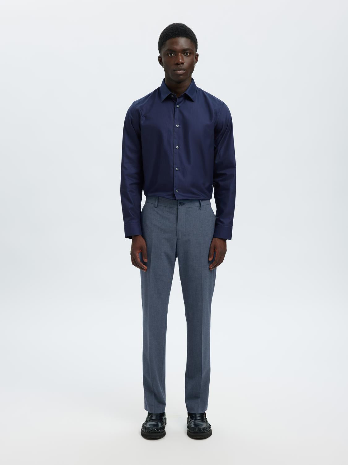 Pants - Slhslim-Liam Mini Hounds Trs Flex Noos - - Hr Ravn