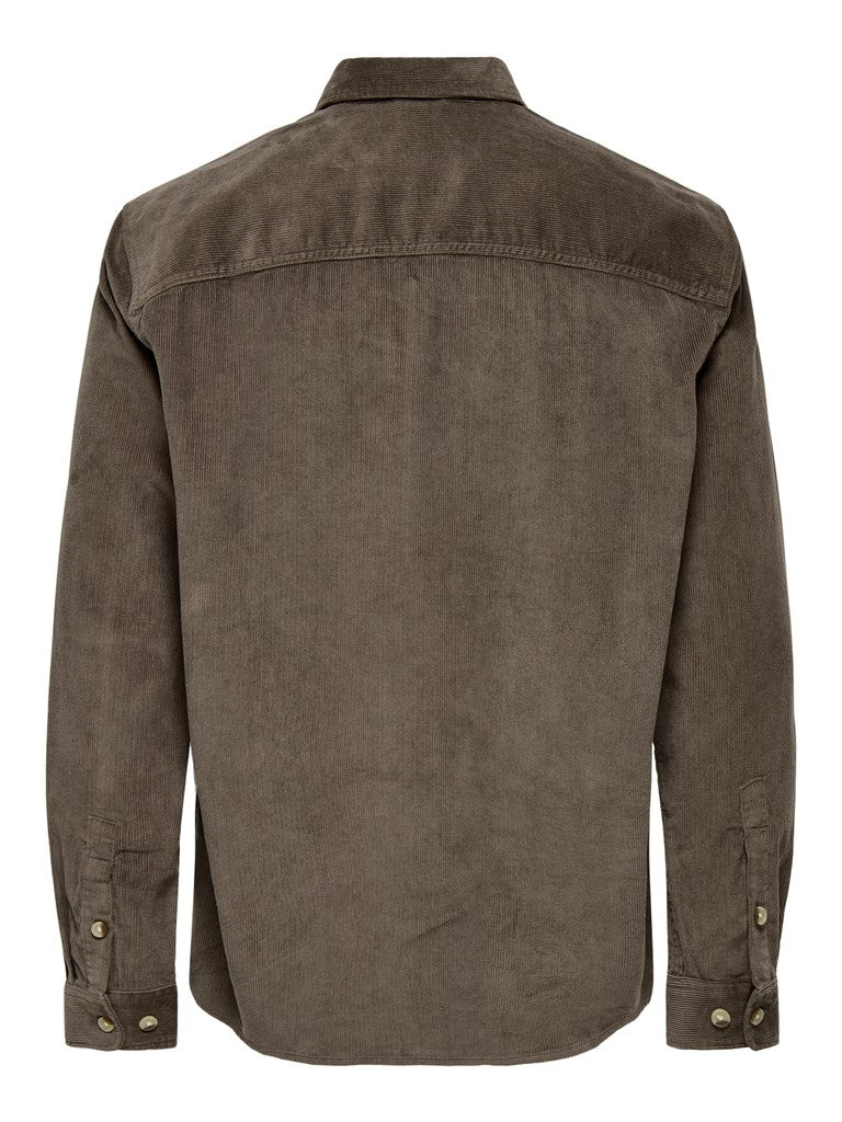 Onsalp 2pkt Washd Cord LS Shirt